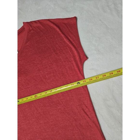 ORVIS Soft T-Shirt Women's Plus Size 2X Coral Pink V-Neck Athleisure - Picture 12 of 13